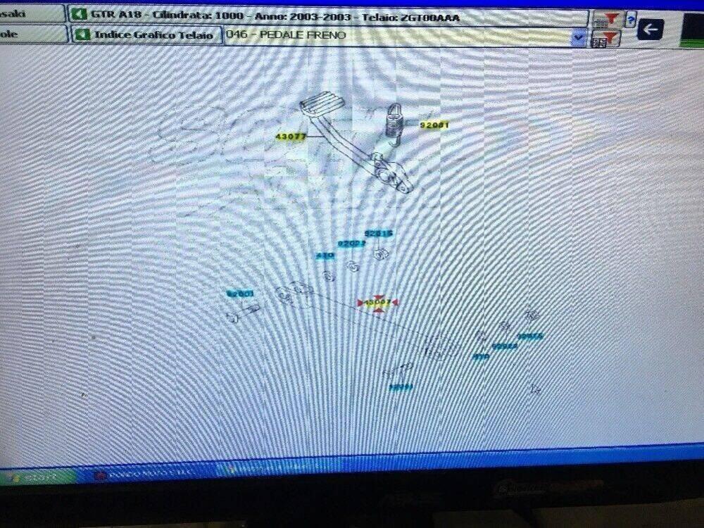 Tirante Ancoraggio Freno Kawasaki Gtr 1000 96/97/0 (2)