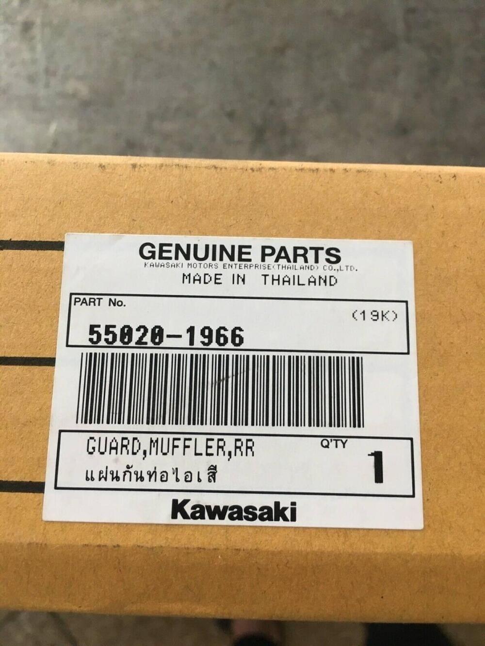 Protezione Laterale Marmitta Kawasaki Z900 17/19 (2)