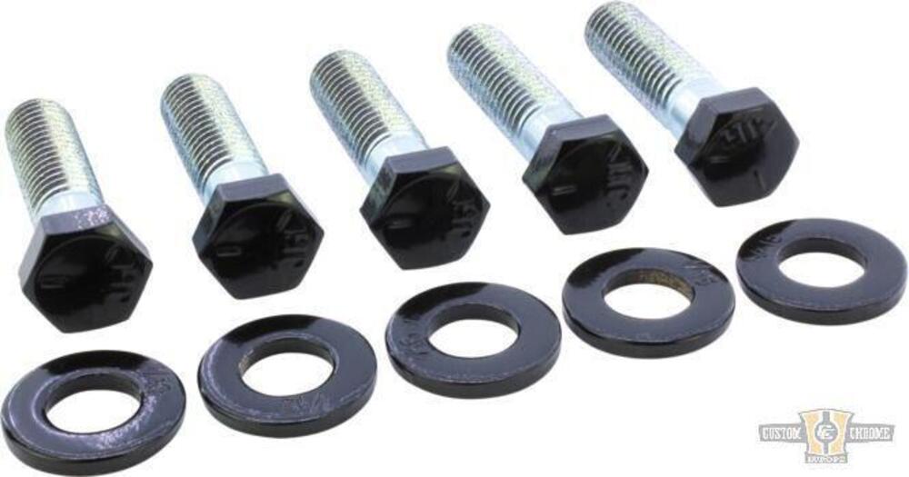 Kit viti puleggia nere lucide esagonali per Dyna e 