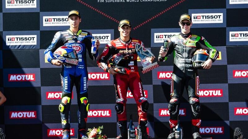 SBK 2023. GP di Spagna. Michael Ruben Rinaldi vince gara1! (Alvaro Bautista cade, due volte!)