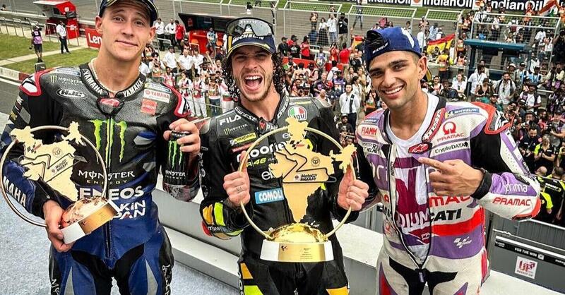 MotoGP 2023. GP dell&#039;India. Marco Bezzecchi imbattibile, Jorge Martin con i denti, Pecco Bagnaia che errore