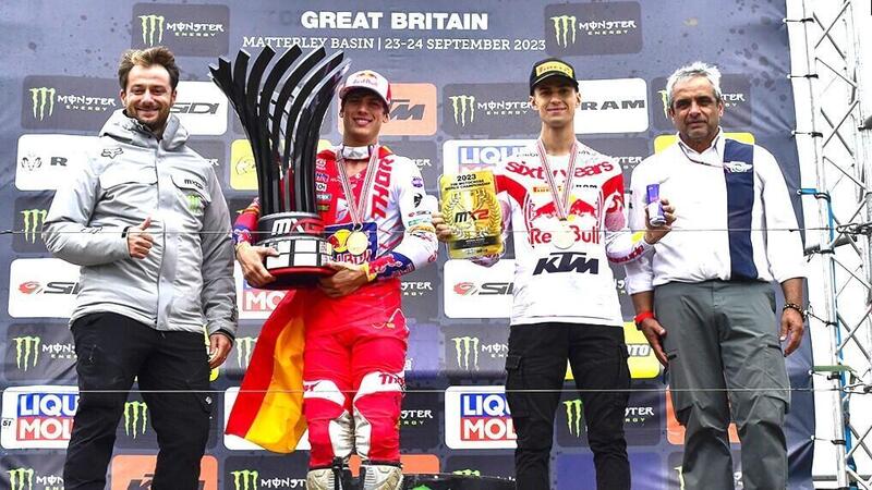 MXGP 2023. GP del Regno Unito. Nell&#039;ultimo GP festeggia Tim Gajser... ma anche Jorge Prado e Andrea Adamo!