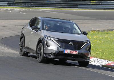 Nissan Ariya Nismo, Suv elettrico con prestazioni da Formula E [Foto Spia]