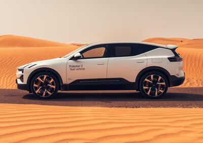 Polestar 3, i test nel deserto con 50°C sono terminati 