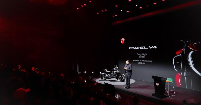 Ducati presenta il Diavel V4 in Cina con la &ldquo;Design Night&rdquo; di Shanghai