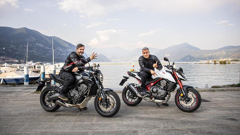 Honda CB650R vs CB 750 Hornet: duello in famiglia [VIDEO e GALLERY]