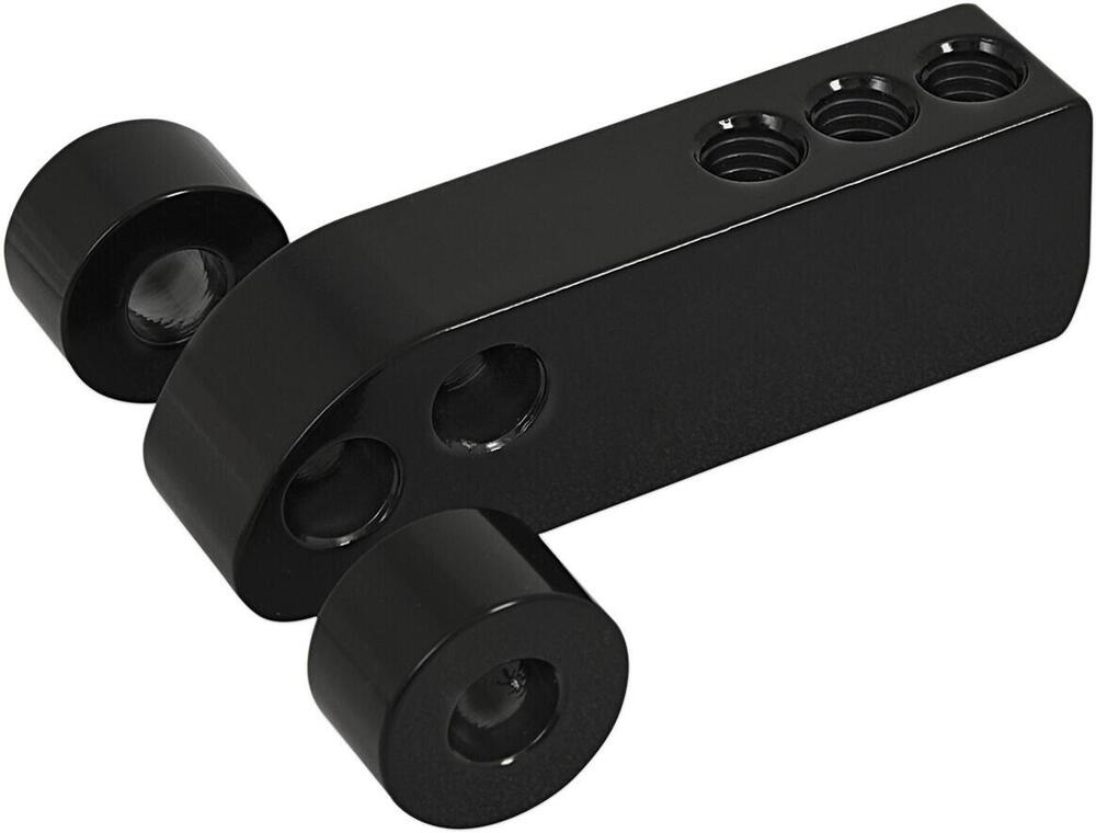 supporto faro esteso nero MEB9885 per FXDWG Dyna W 