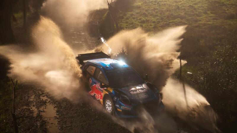 WRC23. Rally Chile D2. Tanak, Ford, solitario. Enigma gomme