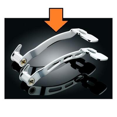 Pedale freno Kuryakyn esteso Smooth Per Touring da 