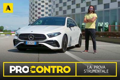 Mercedes Classe A restyling 2023: Pro e Contro. Ecco la nostra prova strumentale e tutti i numeri della pagella [VIDEO]