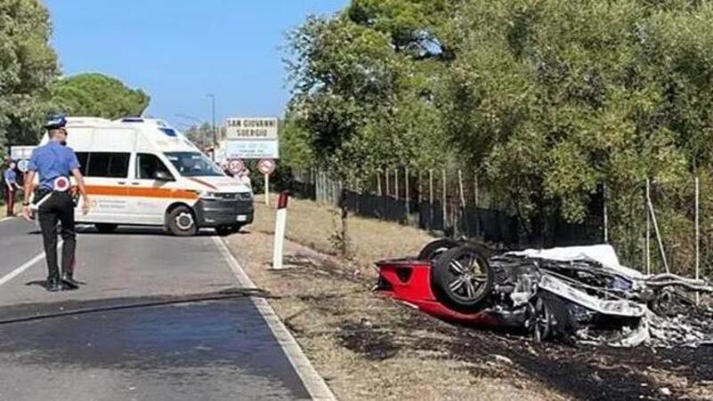 Ferrari e Lamborghini incidente mortale , il VIDEO della dashcam