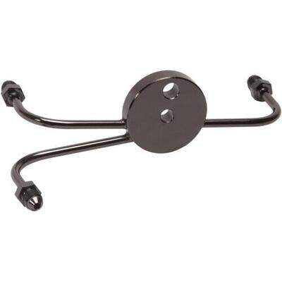 Sdoppiatore nero con attacchi AN-3 per piastre str 