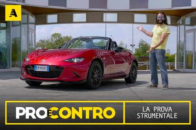 Mazda MX-5: Pro e Contro. Ecco la nostra prova strumentale e tutti i numeri della pagella [VIDEO]