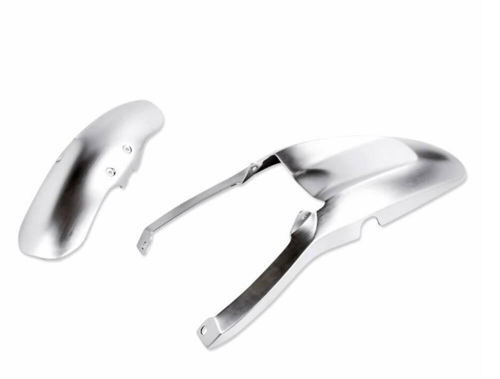 Set di parafanghi in alluminio satinato. Ducati