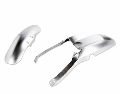 Set di parafanghi in alluminio satinato. Ducati