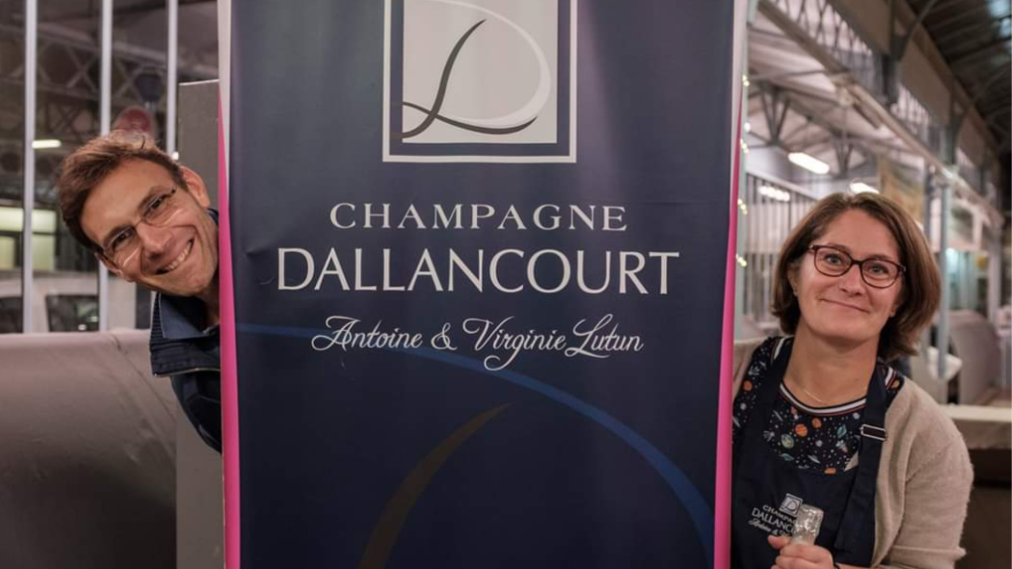 Antoine e Virginie Lutun, titolari dello Champagne Dallancourt