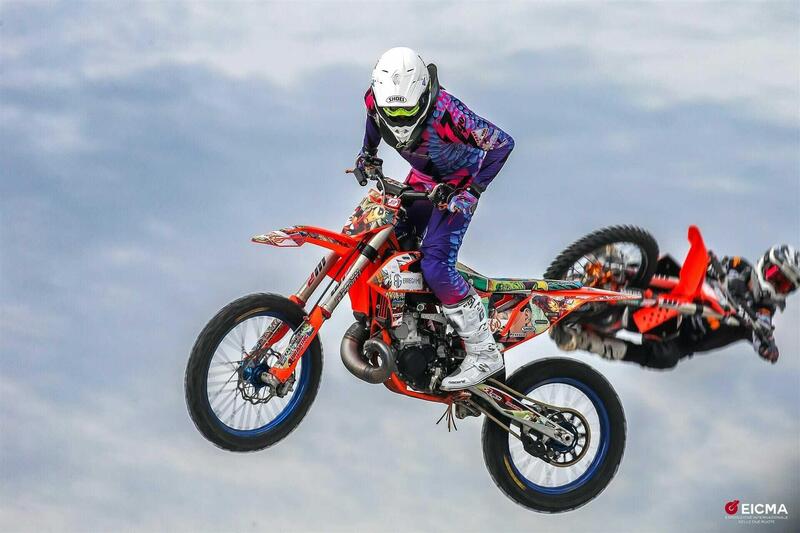 Momento di Freestyle MX ad EICMA 2022