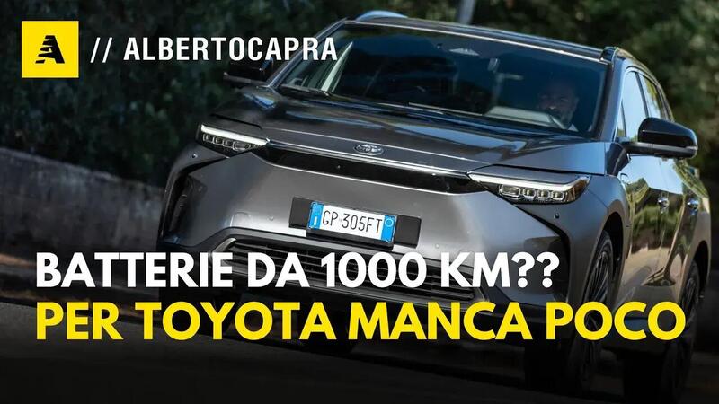 Alla Toyota hanno la batteria da 1000 km (gli manca pochissimo) [VIDEO]