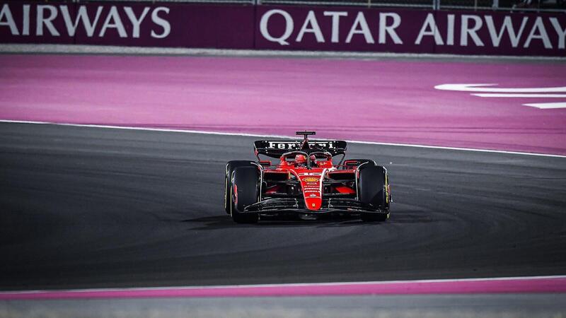 Formula 1, GP Qatar, altro boccone amaro per Ferrari: Leclerc quinto e Sainz mai partito