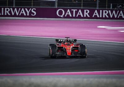 Formula 1, GP Qatar, altro boccone amaro per Ferrari: Leclerc quinto e Sainz mai partito