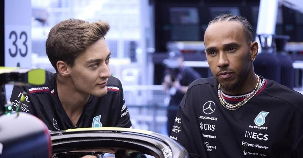 [VIDEO] Disastro Mercedes, il video delle scuse di Hamilton e l&rsquo;abbraccio a Russell dopo il GP del Qatar