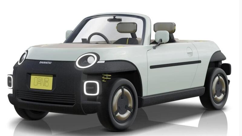 Daihatsu Copen e un mini pick up elettrico a Tokyo 2023