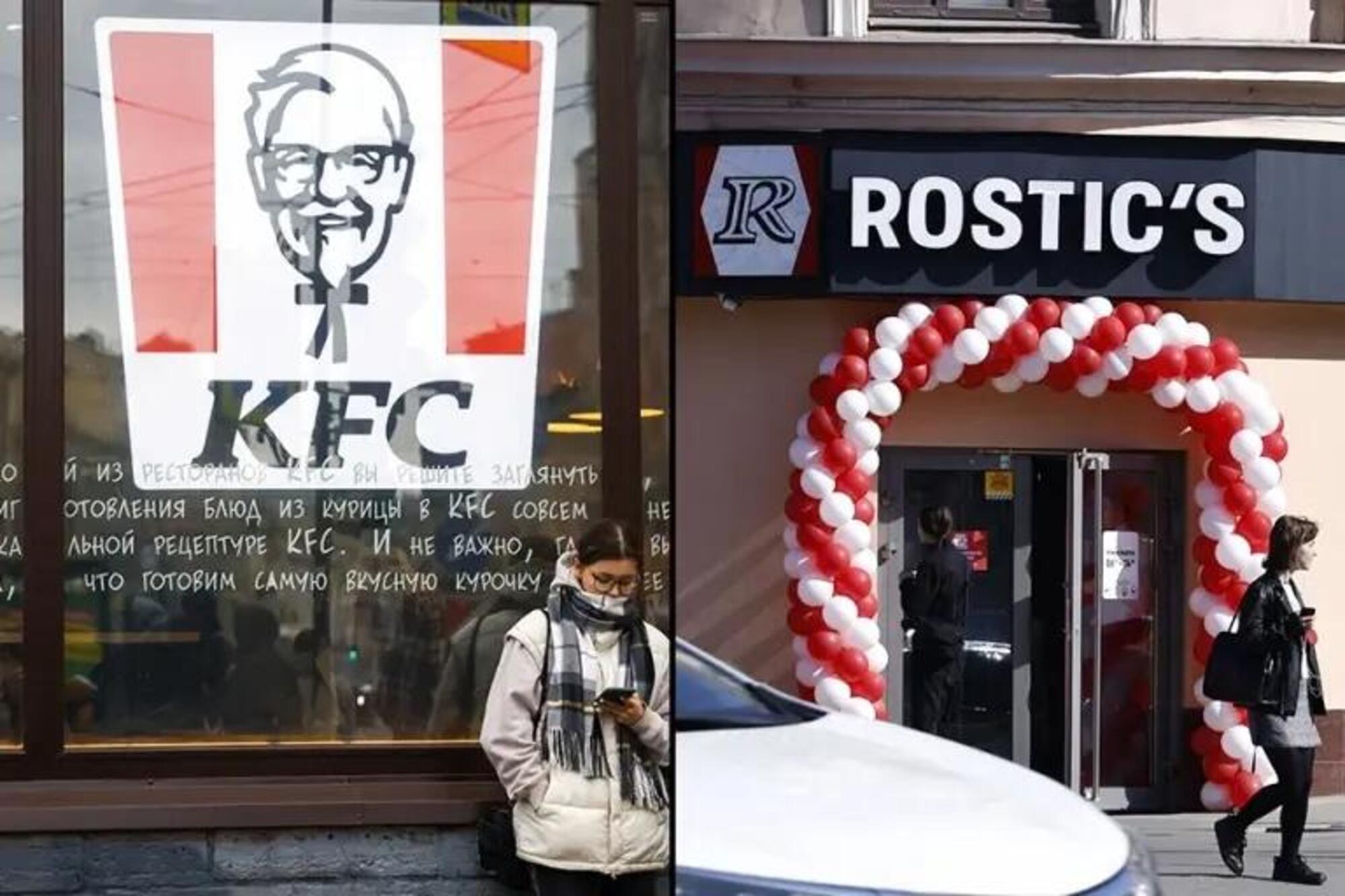KFC trasformato in Rostic&#039;s in Russia