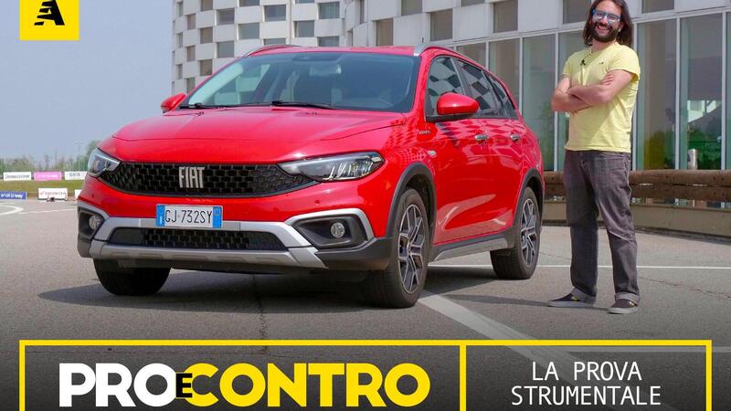 Fiat Tipo Wagon. Ecco la nostra prova strumentale e tutti i numeri della pagella [VIDEO]