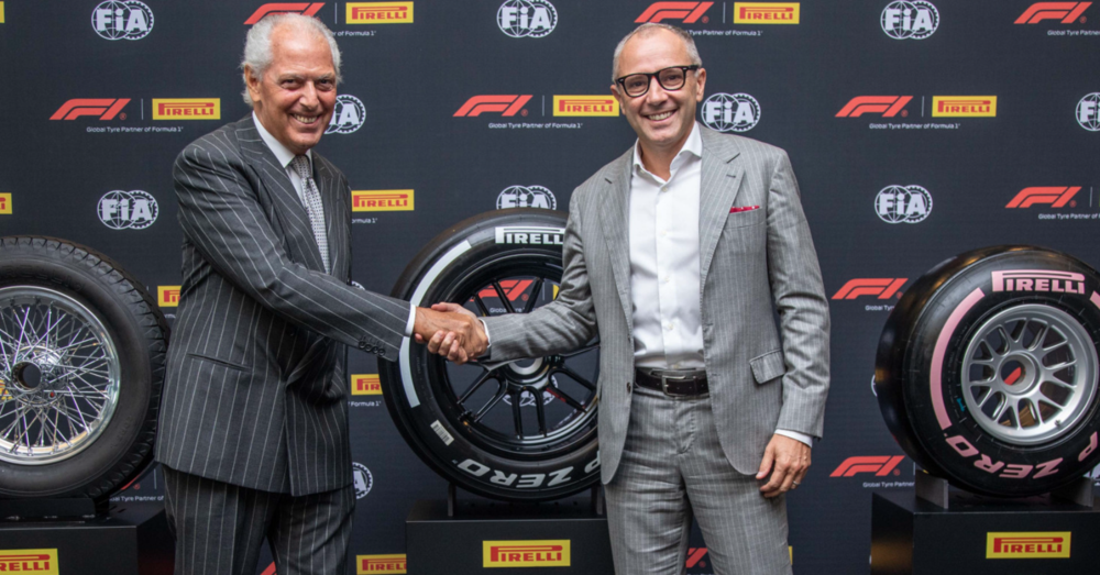 Pirelli resta in Formula 1 (almeno) fino al 2027: l&#039;incontro con Stefano Domenicali e Marco Tronchetti Provera