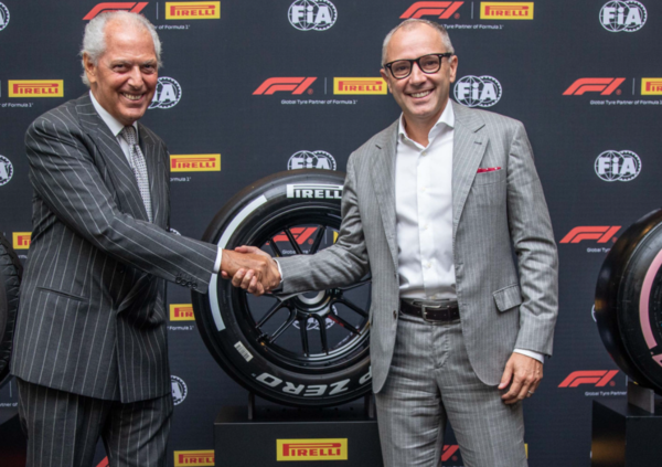 Pirelli resta in Formula 1 (almeno) fino al 2027: l&#039;incontro con Stefano Domenicali e Marco Tronchetti Provera