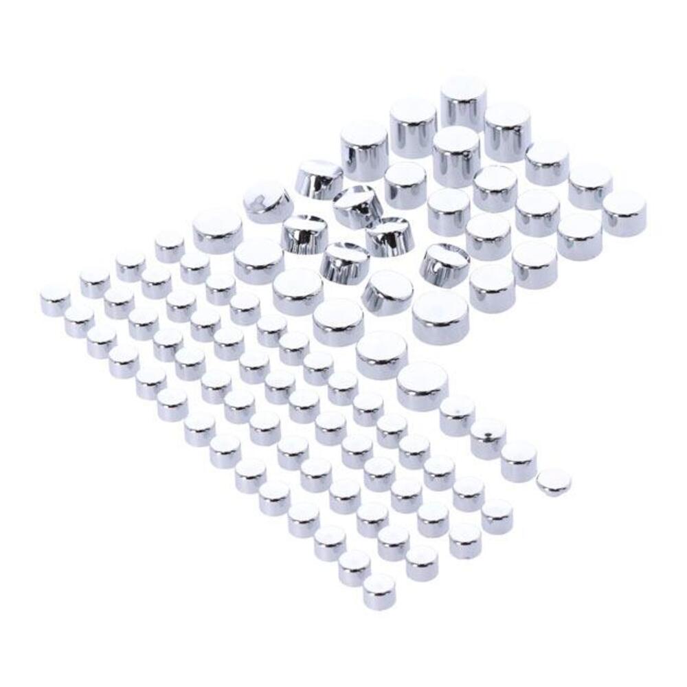 Kit coperchietti cromati viti motore, cambio e pri 