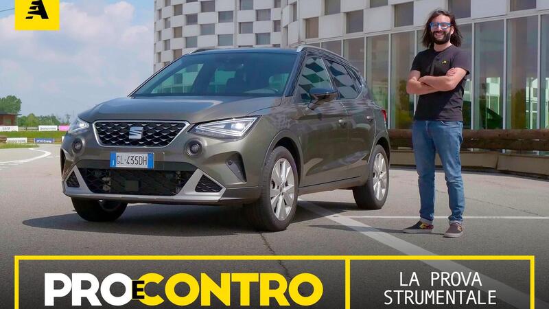 Seat Arona: Pro e Contro. Ecco la nostra prova strumentale e tutti i numeri della pagella [VIDEO]