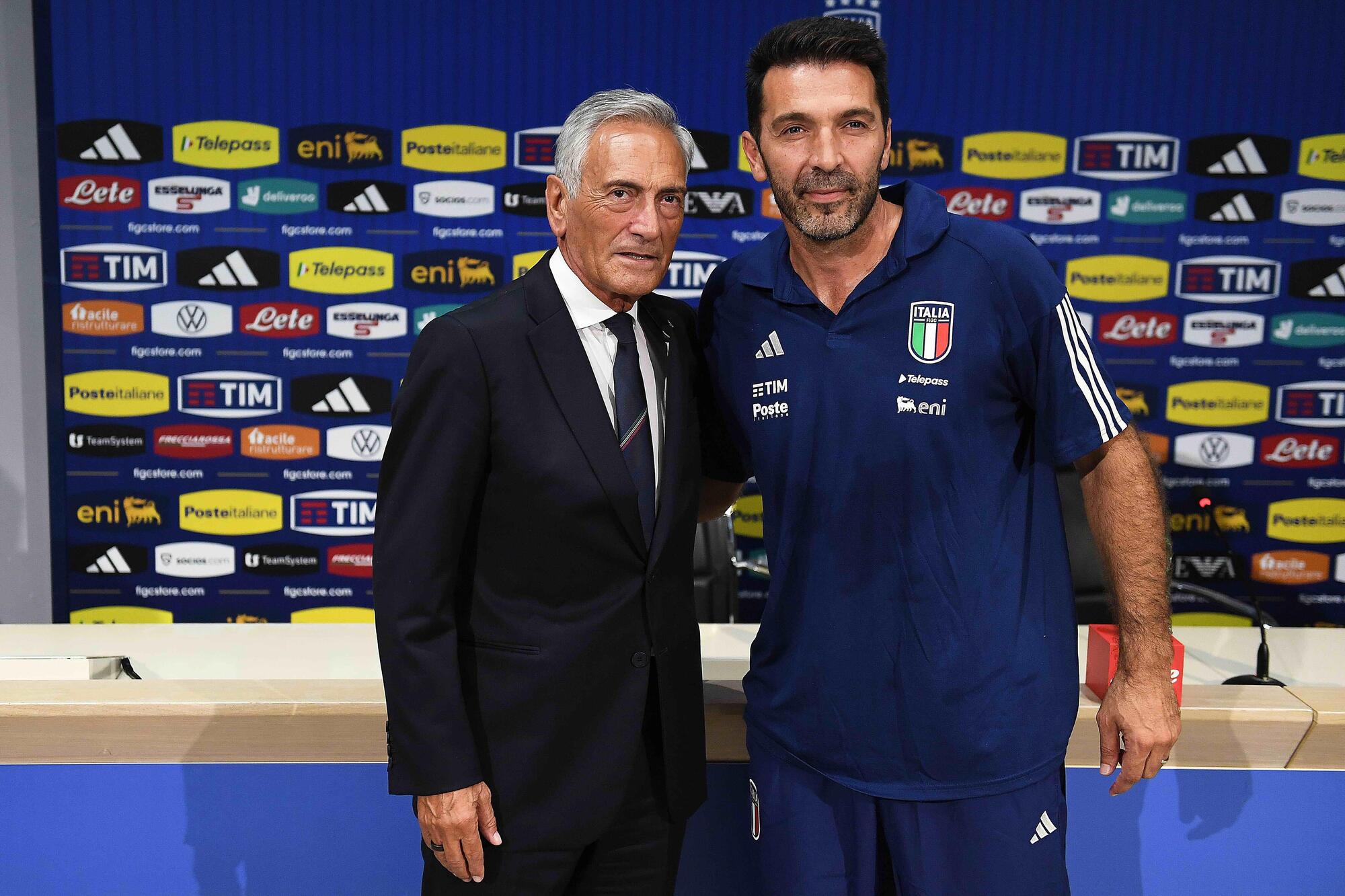 Gabriele Gravina e Gigi Buffon