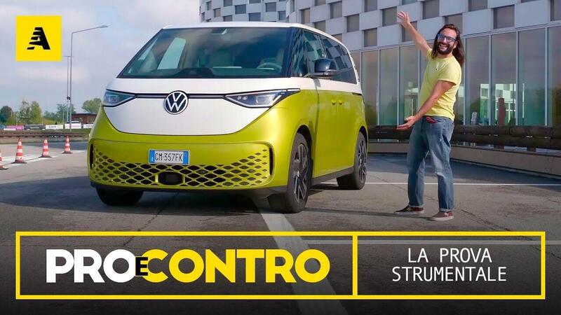 Volkswagen ID. Buzz: Pro e Contro. Ecco la nostra prova strumentale e tutti i numeri della pagella [VIDEO]