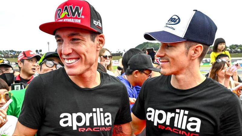 MotoGP 2023. GP dell&#039;Indonesia. Aprilia al top a Mandalika. Aleix Espargaro: &quot;Mi sono divertito&quot;. Maverick Vinales: &quot;Giornata positiva&quot;