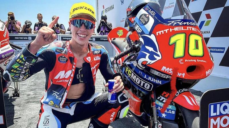 MotoGP 2023. GP dell&#039;Indonesia. Diogo Moreira ha vinto una bella gara di Moto3, Stefano Nepa primo italiano