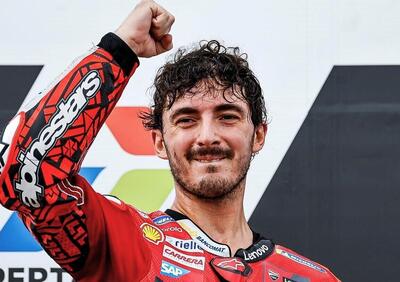 MotoGP 2023. GP dell'Indonesia. Pecco Bagnaia da 13esimo a primo: Ci meritavamo una gara così!