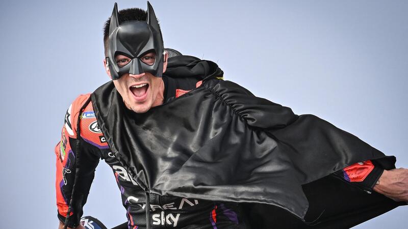 MotoGP 2023. GP dell&#039;Indonesia. Maverick Vinales &egrave; un Batman secondo: &quot;Stiamo facendo un lavoro bellissimo&quot;