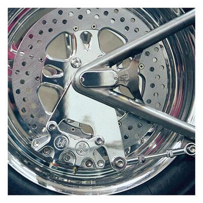 Pinza freno PM 4 pistoni post. con supporto custom Performance Machine