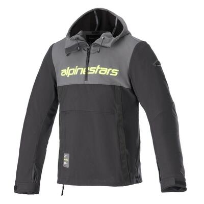 Giacca moto Alpinestars SHERPA Grigio Nero Giallo