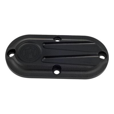 Coperchio ispezione PM Scallop nero Per Dyna dal 1 Performance Machine