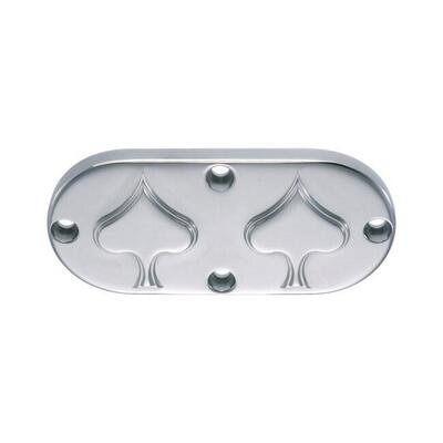 Coperchio ispezione HKC Spade lucido per Softail d 