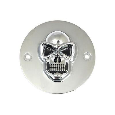 Point Cover Skull cromato per FL, FX, FXR, Dyna, S 