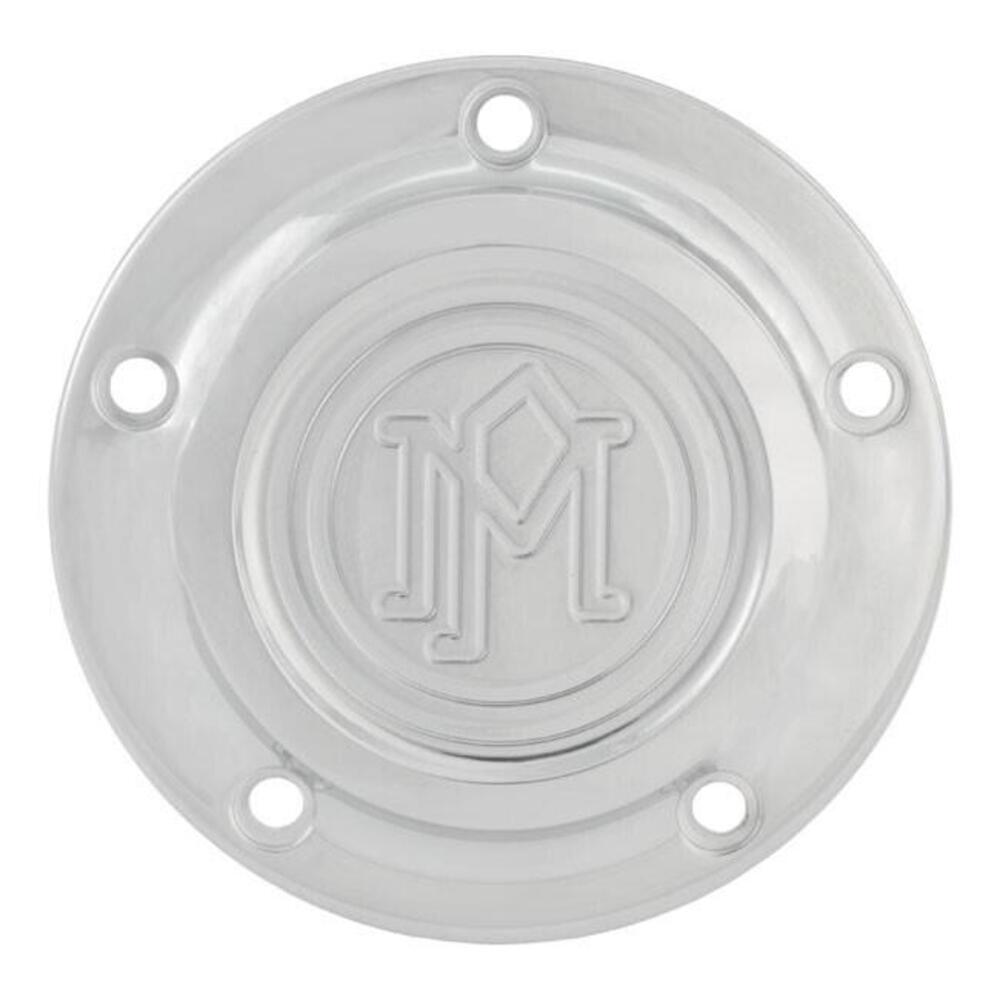 Point Cover PM Scallop cromato per Dyna, Softail Performance Machine