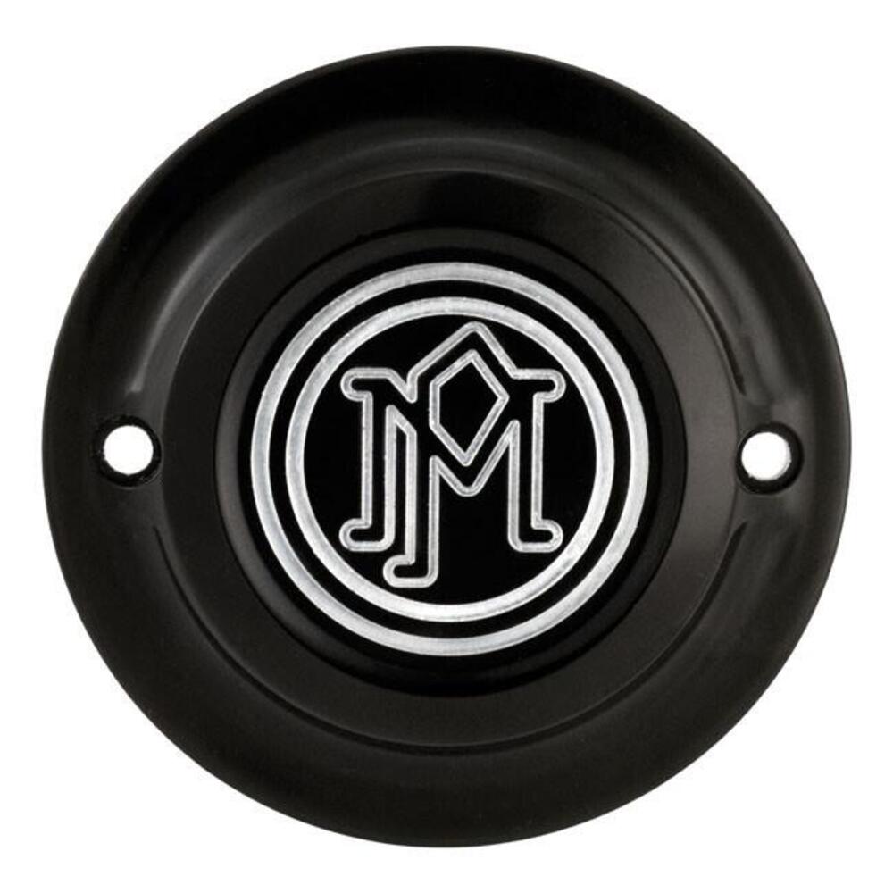 Point Cover PM Scallop nero e cromato per FL, FX, Performance Machine