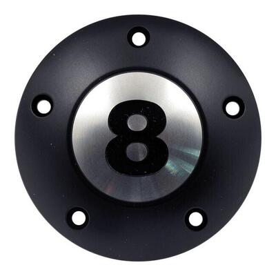 Point Cover HKC 8 Ball nero per Dyna, Softail e T 