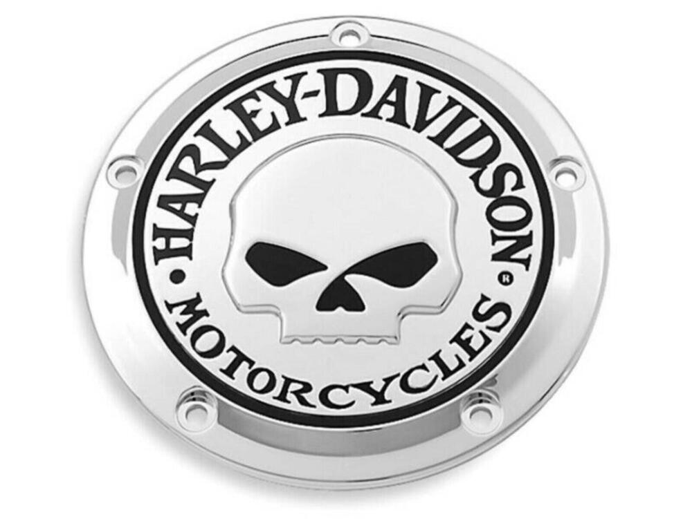 Point Cover HD Skull cromato per Dyna, Softail e T 