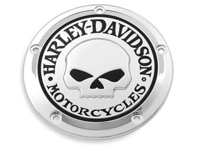 Point Cover HD Skull cromato per Dyna, Softail e T 