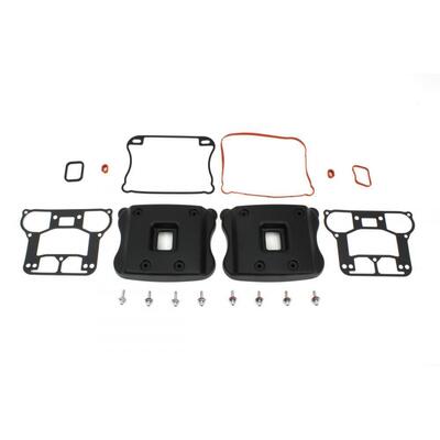 Coperchi Rocker Box neri per Sportster dal 2007 al 