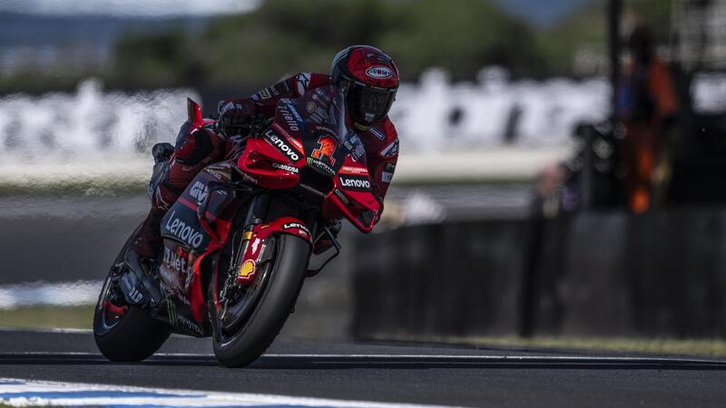 MotoGP 2023. GP d&#039;Australia. Pecco Bagnaia: &quot;Bene sulla distanza, male nel giro secco&quot;